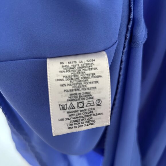 HD Paris Anthropologie Periwinkle Blue Greek Goddess Dress Size 10 - Picture 8 of 8